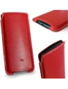 Buy LURESKO NORTHERN XXXL leather slip-on case for phone (red smooth with white thread) - LUR44 - {ean13} - Home Screen Store Europe