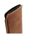 Kup LURESKO NORTHERN XXXL Leder-Schutzhülle für Handy (vintage braun mit weißem Faden) - LUR45 - {ean13} - Sklep Home Screen