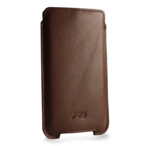 Buy LURESKO NORTHERN XXXL leather case pull-out type for phone (smooth brown) - LUR46 - {ean13} - Home Screen Store Europe