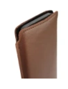 Buy LURESKO NORTHERN XXXL leather case pull-out type for phone (smooth brown) - LUR46 - {ean13} - Home Screen Store Europe