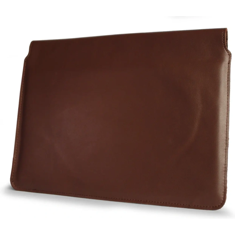 Skórzane etui LURESKO CLAYER XL+ na tablet 290 x 212 x 9mm (brąz gładki)