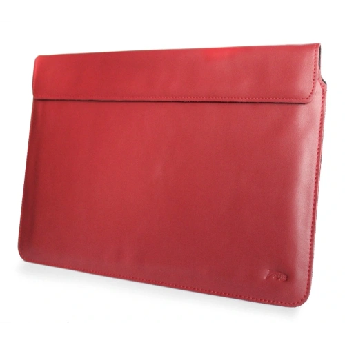 Buy LURESKO CLAYER XL+ leather case for tablet 290 x 212 x 9mm (red smooth with red thread) - LUR53 - {ean13} - Home Screen Store Europe