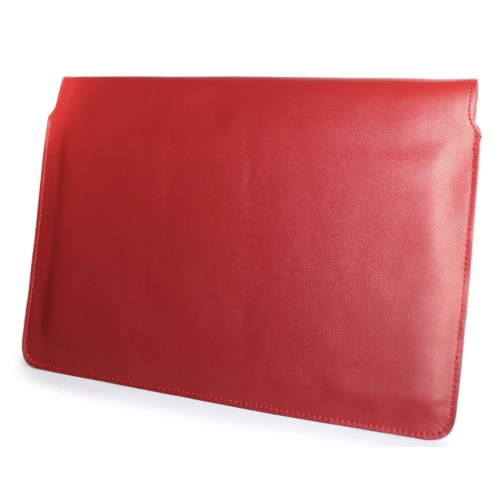 Buy LURESKO CLAYER XL+ leather case for tablet 290 x 212 x 9mm (red smooth with red thread) - LUR53 - {ean13} - Home Screen Store Europe