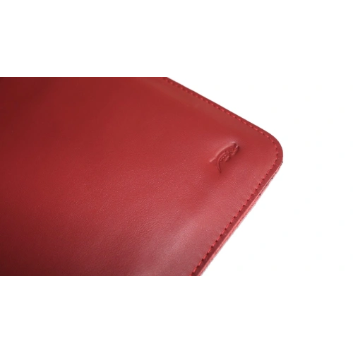 Buy LURESKO CLAYER XL+ leather case for tablet 290 x 212 x 9mm (red smooth with red thread) - LUR53 - {ean13} - Home Screen Store Europe
