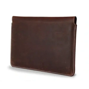 Kup LURESKO CLAYER XL+ kožené pouzdro pro tablet 290 x 212 x 9 mm (vintage hnědé s bílou nití) - LUR54 - {ean13} - Sklep Home Screen