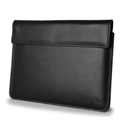 Kup Husa din piele LURESKO CLAYER XL+ pentru tabletă 290 x 212 x 9mm (neagră netedă cu fir negru) - LUR55 - {ean13} - Sklep Home Screen