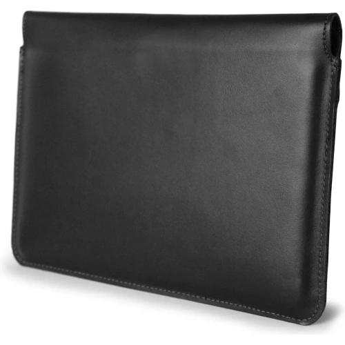 Kup Husa din piele LURESKO CLAYER XL+ pentru tabletă 290 x 212 x 9mm (neagră netedă cu fir negru) - LUR55 - {ean13} - Sklep Home Screen