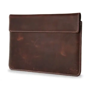 Buy LURESKO CLAYER XXL leather case for tablet 313 x 222 x 9mm (vintage brown with white thread) - LUR56 - {ean13} - Home Screen Store Europe