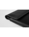 Buy LURESKO CLAYER XXL leather case for tablet 313 x 222 x 9mm (smooth black with black thread) - LUR57 - {ean13} - Home Screen Store Europe