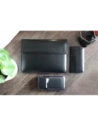Kup Husa din piele LURESKO CLAYER XL2 GKL pentru tabletă 249 x 181 x 9mm (neagră netedă cu fir negru) - LUR58 - {ean13} - Sklep Home Screen