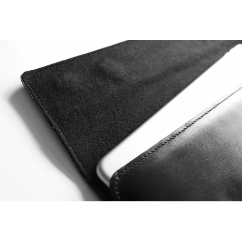 Kup Husa din piele LURESKO CLAYER XL2 GKL pentru tabletă 249 x 181 x 9mm (neagră netedă cu fir negru) - LUR58 - {ean13} - Sklep Home Screen