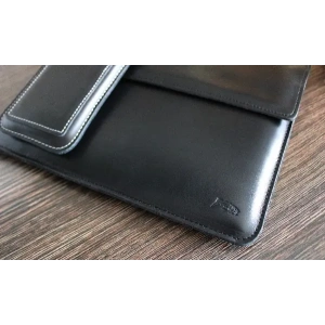 Kup Husa din piele LURESKO CLAYER XL2 GKL pentru tabletă 249 x 181 x 9mm (neagră netedă cu fir negru) - LUR58 - {ean13} - Sklep Home Screen