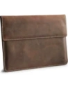 Husa din piele LURESKO CLAYER XL2 GKL pentru tabletă 249 x 181 x 9mm (brun vintage cu fir alb)