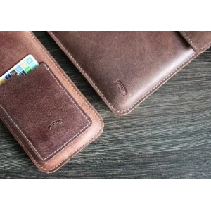 Kup LURESKO CLAYER XL2 GKL Lederhülle für Tablet 249 x 181 x 9 mm (vintage braun mit weißem Faden) - LUR59 - {ean13} - Sklep Home Screen