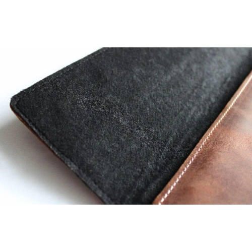Buy LURESKO CLAYER XL2 GKL leather case for tablet 249 x 181 x 9mm (vintage brown with white thread) - LUR59 - {ean13} - Home Screen Store Europe