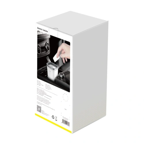 Buy Baseus Dust-free Vehicle-mounted Trash Can 800ml (white) - BSU1448WHT - {ean13} - Home Screen Store Europe