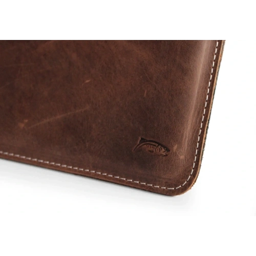 Buy LURESKO CLAYER XL2 GKL leather case for tablet 249 x 181 x 9mm (vintage brown with white thread) - LUR59 - {ean13} - Home Screen Store Europe