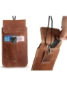 Kup Skórzane etui LURESKO VISSA 4XL na szyję 170x80x9mm (brązowy vintage biała nić) - LUR61 - {ean13} - Sklep Home Screen