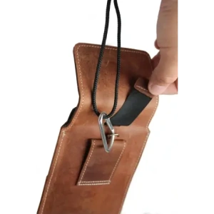 Kup LURESKO VISSA 4XL Lederhülle für den Hals 170x80x9mm (vintage braun mit weißem Faden) - LUR61 - {ean13} - Sklep Home Screen
