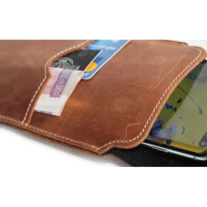 Kup LURESKO VISSA 4XL Lederhülle für den Hals 170x80x9mm (vintage braun mit weißem Faden) - LUR61 - {ean13} - Sklep Home Screen