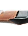 Buy LURESKO VISSA 4XL leather case for neck 170x80x9mm (vintage brown with white thread) - LUR61 - {ean13} - Home Screen Store Europe