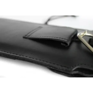 Buy LURESKO Vissa S leather case for neck S 144x71x9mm - BLACK - LUR62 - {ean13} - Home Screen Store Europe
