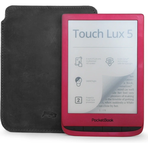 Buy LURESKO MASTER S leather case for ebook 162x113x9mm (gray vintage) - LUR64 - {ean13} - Home Screen Store Europe