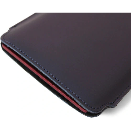 Kup Husa din piele LURESKO MASTER S pentru ebook 162x113x9mm (albastru închis neted) - LUR65 - {ean13} - Sklep Home Screen