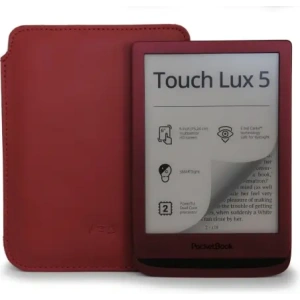 Kup Husa din piele LURESKO MASTER S pentru ebook 162x113x9mm (roșie netedă) - LUR66 - {ean13} - Sklep Home Screen