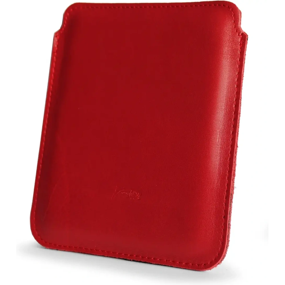 Skórzane etui LURESKO MASTER S na ebook 162x113x9mm (czerwony gładki)