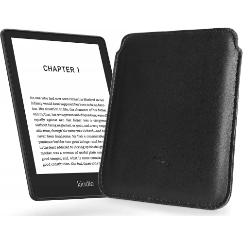 Buy LURESKO MASTER S leather case for ebook 162x113x9mm (black smooth with black thread) - LUR67 - {ean13} - Home Screen Store Europe