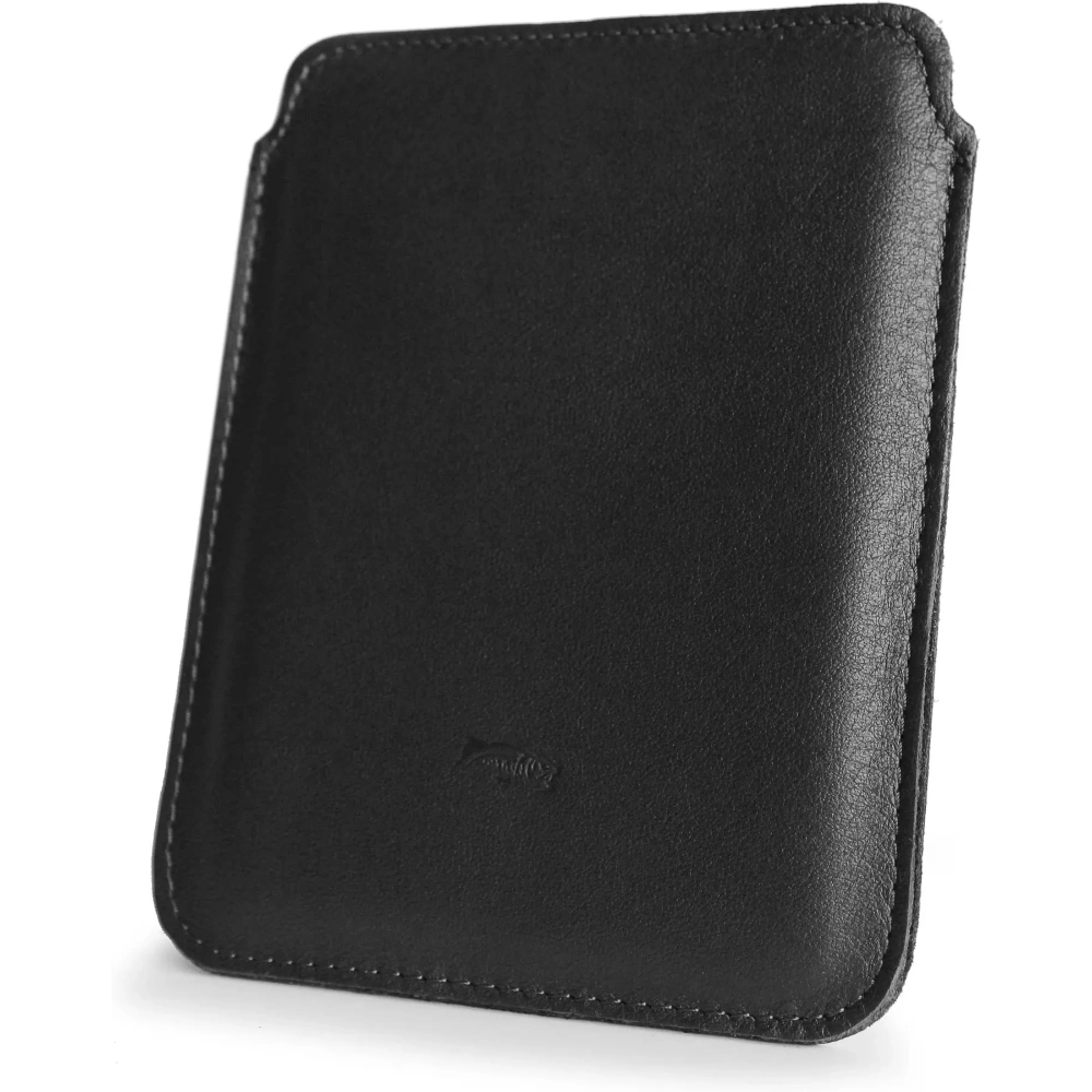Skórzane etui LURESKO MASTER S na ebook 162x113x9mm (czarny gładki czarna nić)