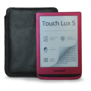 Kup LURESKO MASTER S Ledertasche für E-Book 162x113x9mm (schwarz glatt mit schwarzem Faden) - LUR67 - {ean13} - Sklep Home Screen