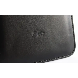 Kup LURESKO MASTER S Ledertasche für E-Book 162x113x9mm (schwarz glatt mit schwarzem Faden) - LUR67 - {ean13} - Sklep Home Screen