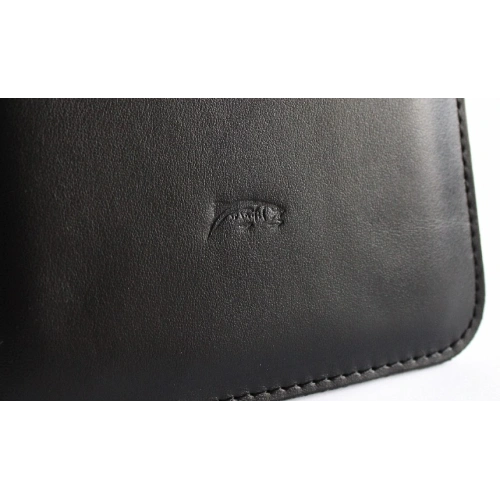Kup LURESKO MASTER S kožené pouzdro pro ebook 162x113x9mm (černé hladké s černou nití) - LUR67 - {ean13} - Sklep Home Screen