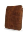 Buy LURESKO MASTER S leather case for ebook 162x113x9mm (vintage brown with white thread) - LUR68 - {ean13} - Home Screen Store Europe