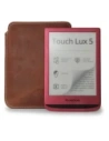 Kup Husa LURESKO MASTER S din piele pentru ebook 162x113x9mm (cafea vintage cu fir alb) - LUR68 - {ean13} - Sklep Home Screen
