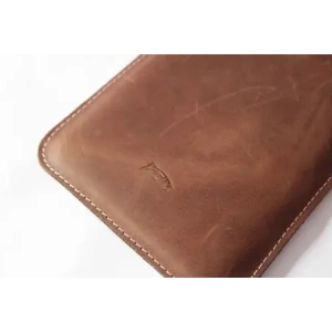 Kup LURESKO MASTER S Ledertasche für E-Book 162x113x9mm (vintage braun mit weißen Nähten) - LUR68 - {ean13} - Sklep Home Screen