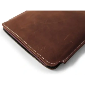 Kup LURESKO MASTER S Ledertasche für E-Book 162x113x9mm (vintage braun mit weißen Nähten) - LUR68 - {ean13} - Sklep Home Screen