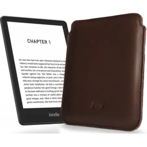 Buy LURESKO MASTER S leather case for eBook 162x113x9mm (smooth brown) - LUR69 - {ean13} - Home Screen Store Europe