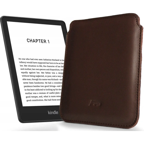Buy LURESKO MASTER S leather case for eBook 162x113x9mm (smooth brown) - LUR69 - {ean13} - Home Screen Store Europe