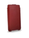 Buy LURESKO SOFIJA XXXL leather case universal with strap closure (red smooth with white thread) - LUR73 - {ean13} - Home Screen Store Europe