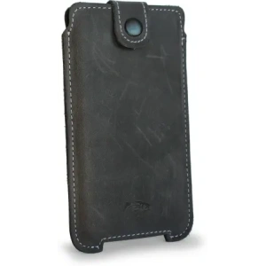 Buy LURESKO SOFIJA XXL leather case universal with a strap (gray vintage with white thread) - LUR76 - {ean13} - Home Screen Store Europe