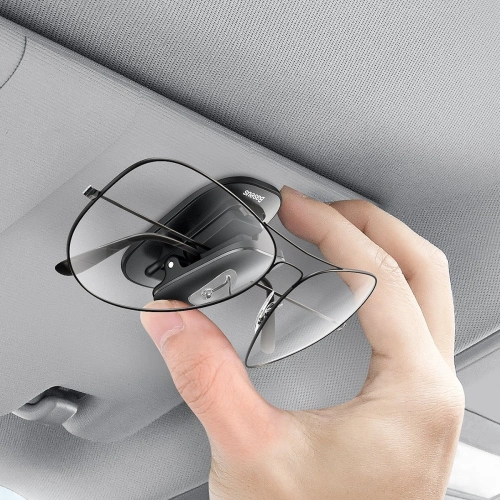 Buy Baseus Platinum Vehicle Eyewear Clip (Paste type) (black) - BSU1450BLK - {ean13} - Home Screen Store Europe