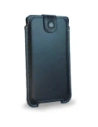Buy LURESKO SOFIJA XXL leather case universal with strap closure (navy blue smooth with white thread) - LUR78 - {ean13} - Home Screen Store Europe