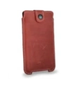 Buy LURESKO SOFIJA XXL leather case universal with strap closure (red vintage white thread) - LUR79 - {ean13} - Home Screen Store Europe