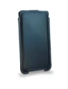 Buy LURESKO SOFIJA XXL leather case universal with strap closure (navy blue smooth with white thread) - LUR78 - {ean13} - Home Screen Store Europe
