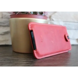 Kup LURESKO SOFIJA XXL Ledertasche universal mit Trageverschluss (rot vintage mit weißen Nähten) - LUR79 - {ean13} - Sklep Home Screen