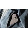 Kup LURESKO SOFIJA XXL Ledertasche universal mit Riemenverschluss (schwarz glatt mit weißem Faden) - LUR81 - {ean13} - Sklep Home Screen