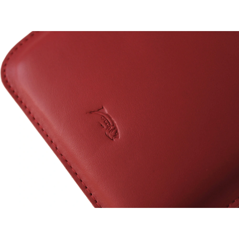 Skórzane etui LURESKO MASTER M na ebook 177x130x9mm (czerwony gładki) (PAP)